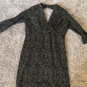 Retro Black + Gold Milanzo Dress